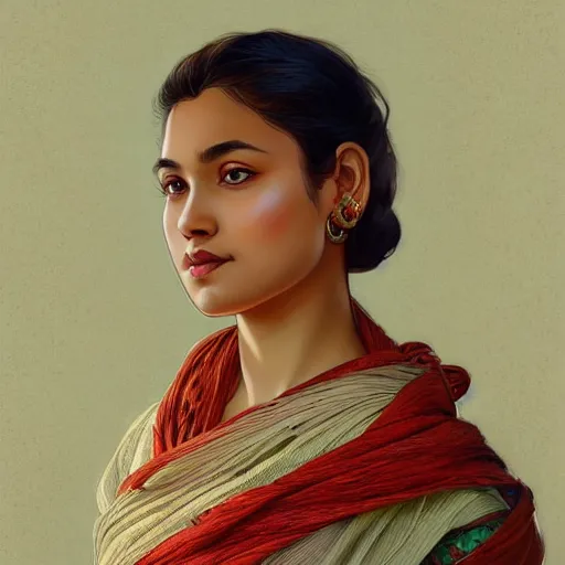 Prompt: beautiful natural Himanta Biswa sarma wearing assamese male bihu dress, intricate, elegant, highly detailed, digital painting, artstation, concept art, smooth, sharp focus, illustration, art by artgerm and greg rutkowski and alphonse mucha and loish and WLOP