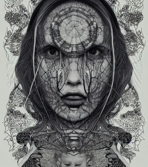 Image similar to portrait, ghostly narratives by kenneth blom, mental alchemy, james jean, pablo amaringo, naudline pierre, contemporary art, hyper detailed