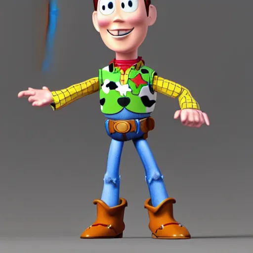 Prompt: andy from toystory but in the style of pokeymon. High resolution 3d render.