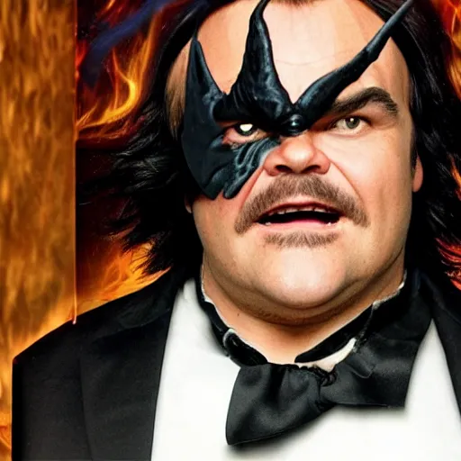 Prompt: jack black as satan