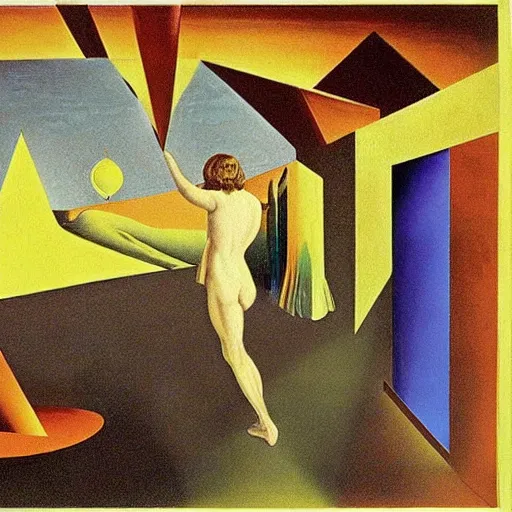 Image similar to visions of xanadu, by marcel duchamp, salvador dali, rene magritte, andre breton