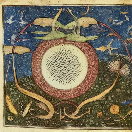 Image similar to illustrations from the newly discovered 2nd volume of the Voynich manuscript