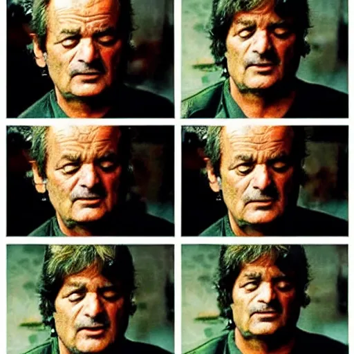 Image similar to bill murray is john rambo