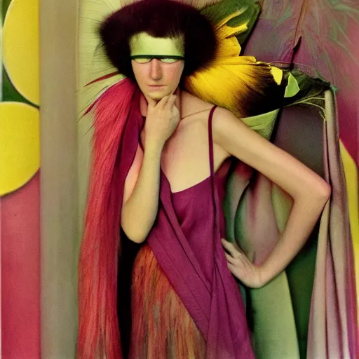 Image similar to schizophrenic superhuman, lush detail, national geographic, steichen