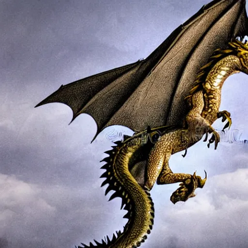 Prompt: a majestic dragon, hd, high quality stock photo