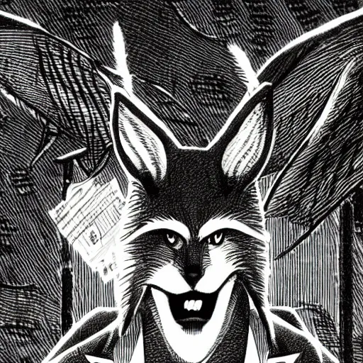 Image similar to Beastars :: Bill ,by Kentaro Miura :: Manga panel,