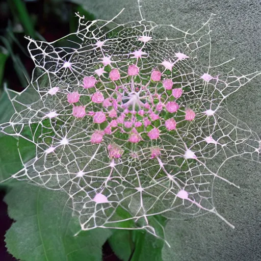 Image similar to rose and radiolaria hybrid