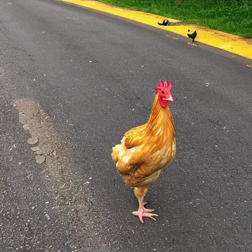 Prompt: Why did the chicken cross the road?