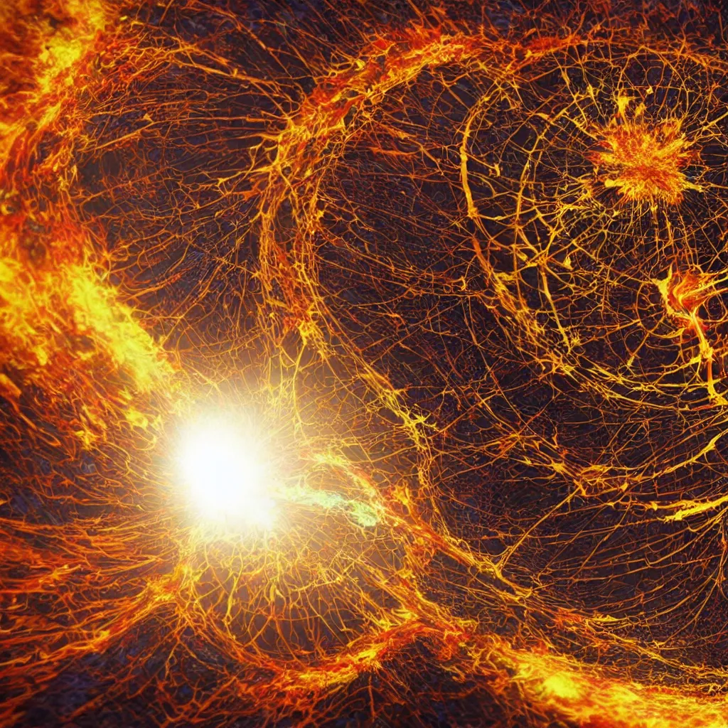 Prompt: close up of nuclear fusion, boson condensate, hyper realistic. highly detailed, digital art