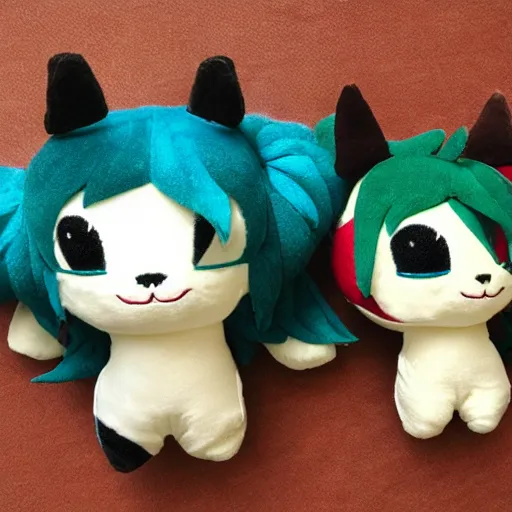 Image similar to creatacrittles plushie