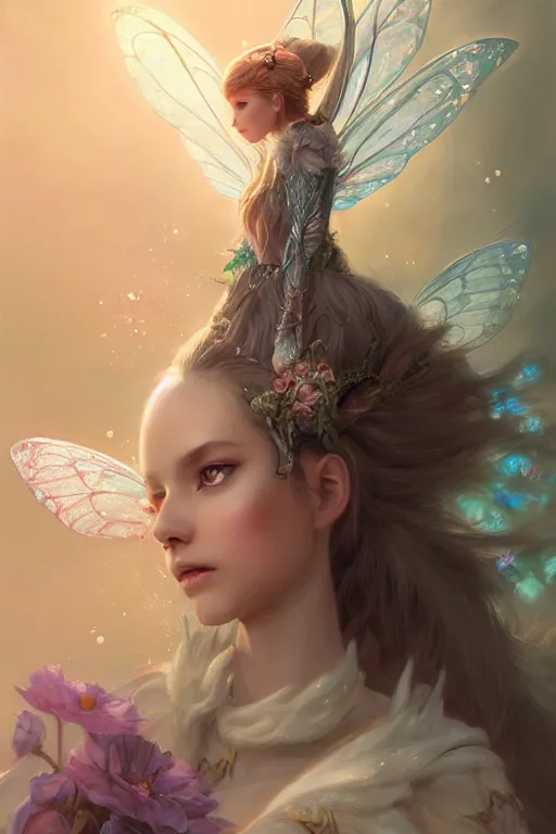 Image similar to fairy princess, highly detailed, d & d, fantasy, highly detailed, digital painting, trending on artstation, concept art, sharp focus, illustration, art by artgerm and greg rutkowski and fuji choko and viktoria gavrilenko and hoang lap