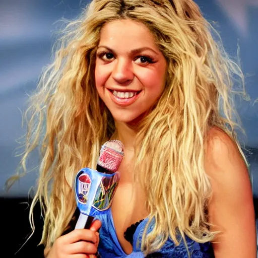 Image similar to face of British Shakira