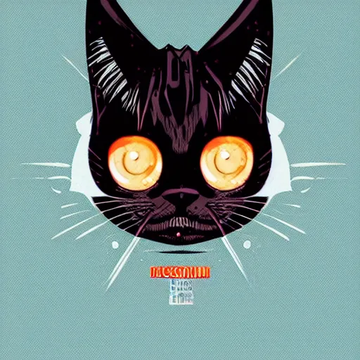 Image similar to delirium anime cat face portrait by petros afshar, tom whalen, laurie greasley, by greg rutkowski