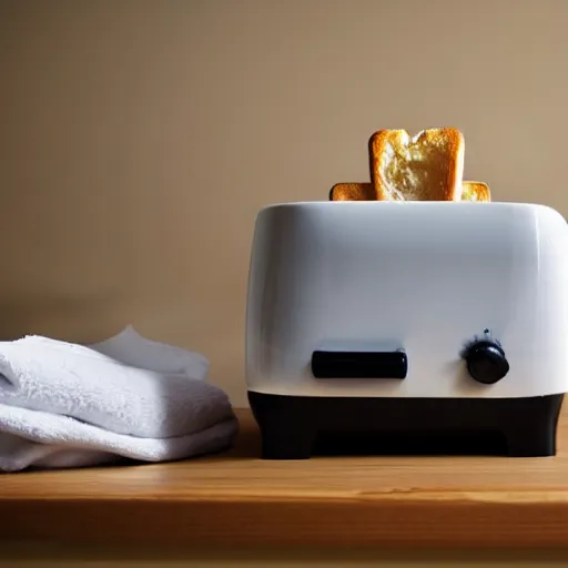 Image similar to toaster on the bath, sad, alcohol nearby, picture with message, depression, dark climate