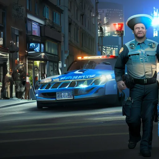 Image similar to streetshark police, 8 k resolution