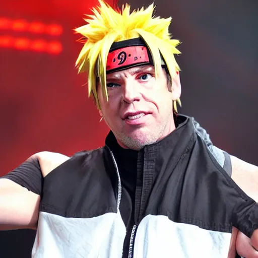 Prompt: Naruto as Till Lindemann