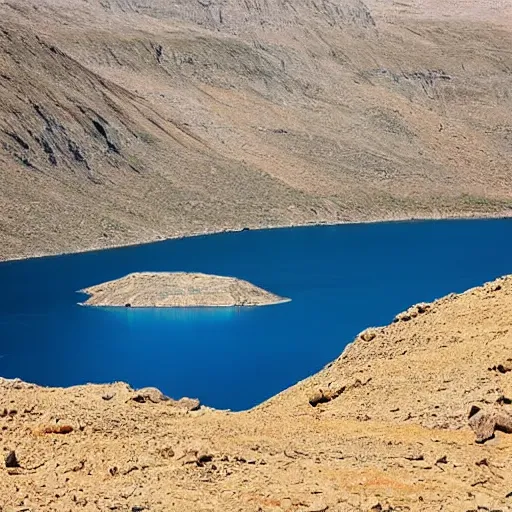 Image similar to A fjord in Libya.