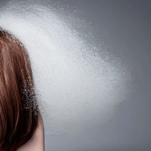 Prompt: Dandruff shampoo 3x more effective for hair loss