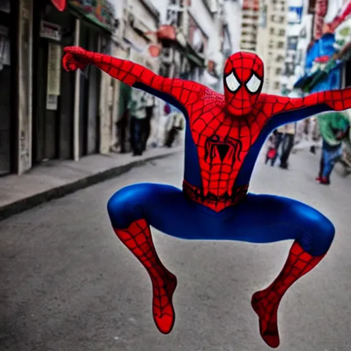 Image similar to Peruvian Spiderman