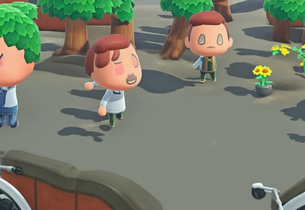 Image similar to elon musk in animal crossing, elon musk in the video game animal crossing, gameplay screenshot, close up, 3 d rendering. unreal engine. amazing likeness. very detailed.