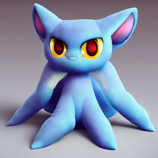 Image similar to cute fumo plush of an adorable eater of suns, consumer of stars, kawaii, vray