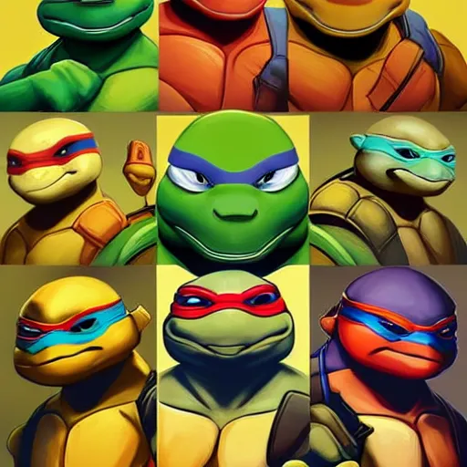 Image similar to face icon stylized minimalist teenage mutant ninja turtles, loftis, cory behance hd by jesper ejsing, by rhads, makoto shinkai and lois van baarle, ilya kuvshinov, rossdraws global illumination