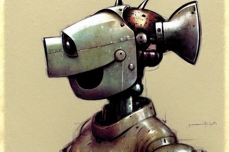 Image similar to ( ( ( ( ( 1 9 5 0 s retro future robot android dog. muted colors. ) ) ) ) ) by jean - baptiste monge!!!!!!!!!!!!!!!!!!!!!!!!!!!!!!