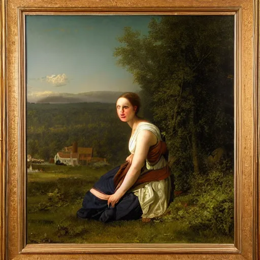 Prompt: a portrait of a character in a scenic environment by John Frederick Kensett