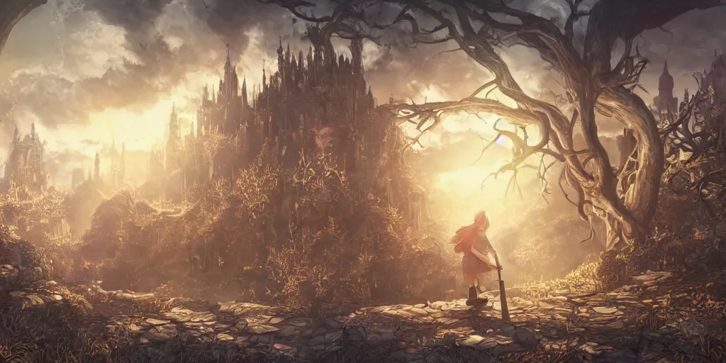 Prompt: we have also come to this hallowed spot to remind america of the fierce urgency of now. ultrafine highly detailed colorful illustration, intricate linework, sharp focus, octopath traveler, final fantasy, unreal engine highly rendered, global illumination, radiant light, intricate environment