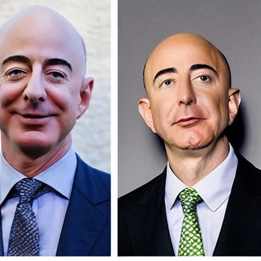 Prompt: jeffrey bezos lemon fusion