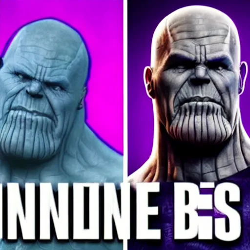 Image similar to thanos beatboxing