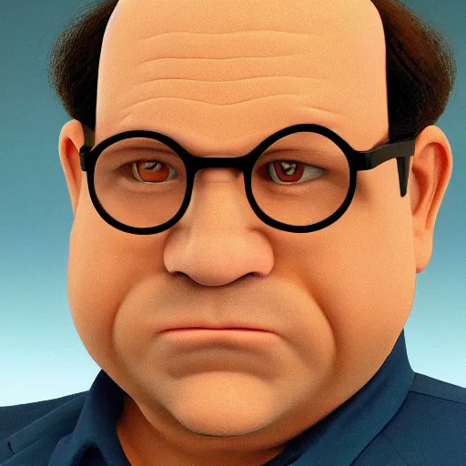 Image similar to george costanza with hair, real, real life, realistic, hyperrealistic, highly detailed, very detailed, intricate details, 4 k resolution, 8 k resolution, hd quality, real world, very realistic