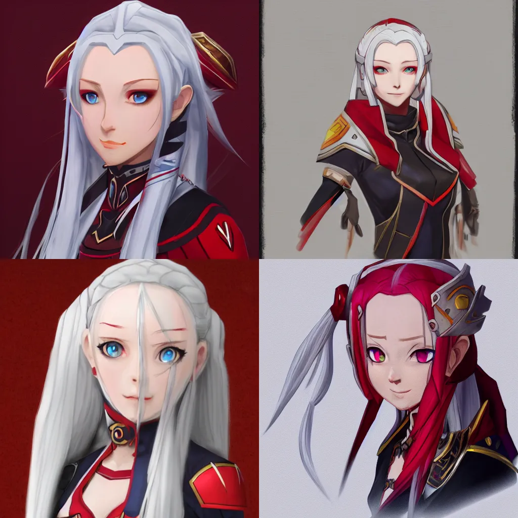 Prompt: Edelgard, Trending on Artstation