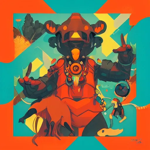 Image similar to Album Art for Char Zulu, \'Emulador\' 3d shapes, Video Games, by Sachin Teng, Trending on artstation