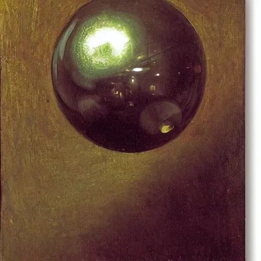 Image similar to disco ball as a fish by ilya repin