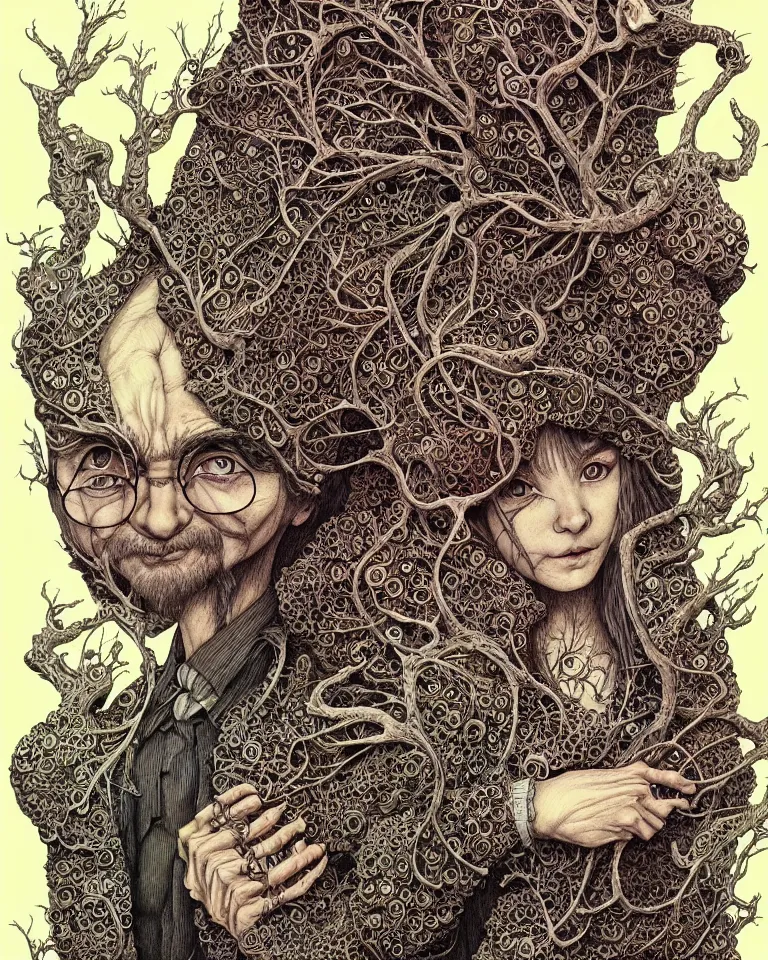 Image similar to portrait painted in jacek yerka style drawn by vania zouravliov and takato yamamoto, inspired by harry potter, intricate acrylic gouache painting, high detail, sharp high detail, artstation