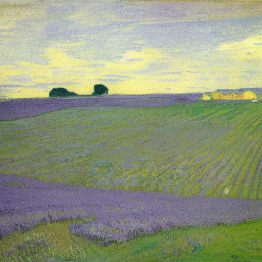 Image similar to field of lavender in france by james abbott mcneill whistler