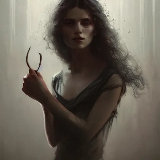 Image similar to young beautiful woman, high detail, dramatic light, digital art, painted by seb mckinnon and greg rutkowski, trending on artstation