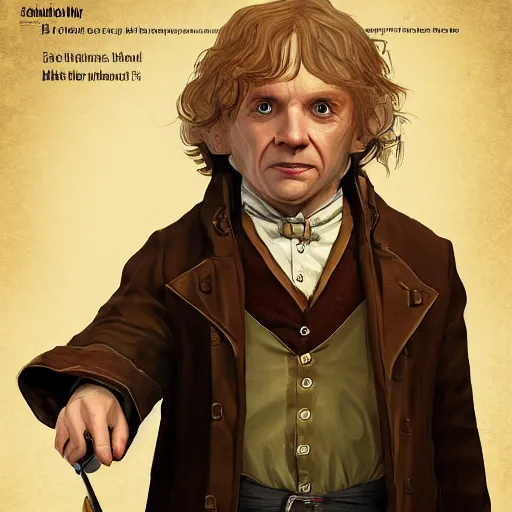 Prompt: Bilbo Baggins in GTA Online, cover art by Stephen Bliss, artstation, no text