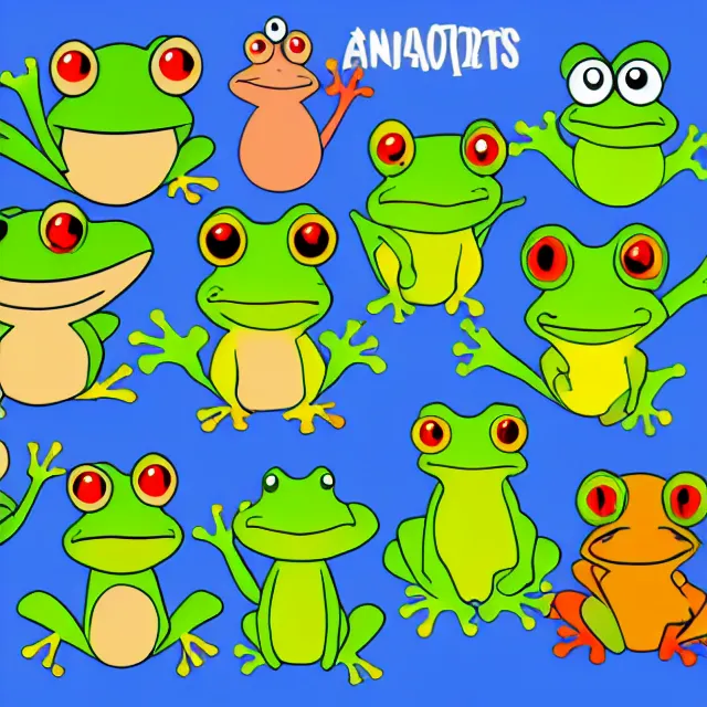 Image similar to animal, frog, character, clip art