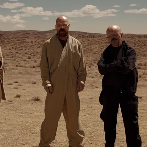 Prompt: walter white breaking bad in star wars