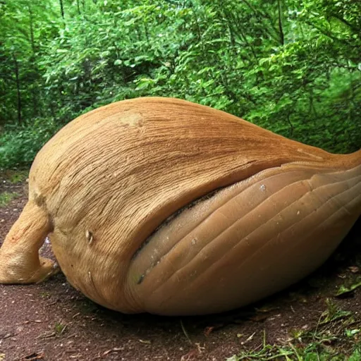 Prompt: a giant slug