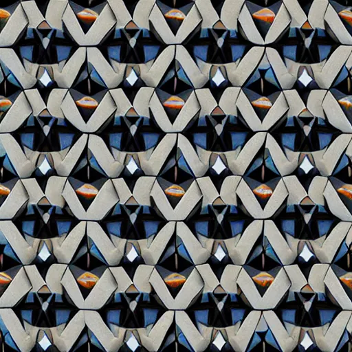 Image similar to tessellations made by a cubist