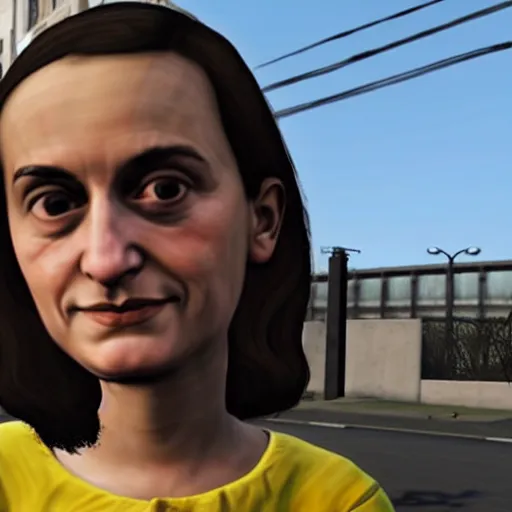 Image similar to anne frank in gta v