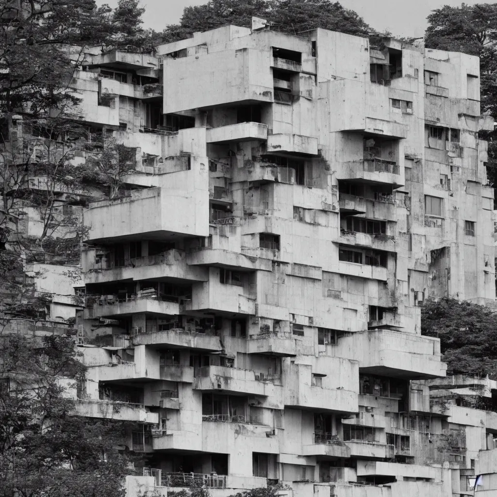 Image similar to the most ugly building by le corbusier