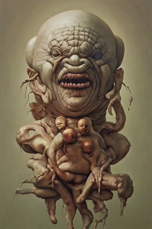 Prompt: hyper realistic painting of marshmallow man by wayne barlowe, beksinski, hr giger, austin osman spare, bussiere, roberto ferri, rembrandt, luis ricardo falero, intrincate ornaments, occult art