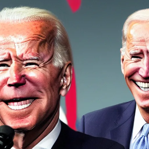 Image similar to joe biden making a gang sign