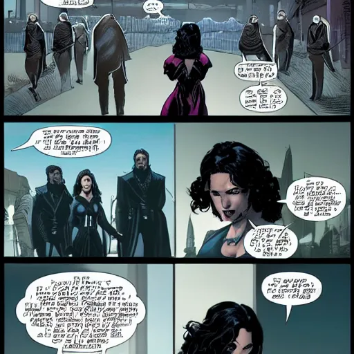 Image similar to yennefer in marvel comics