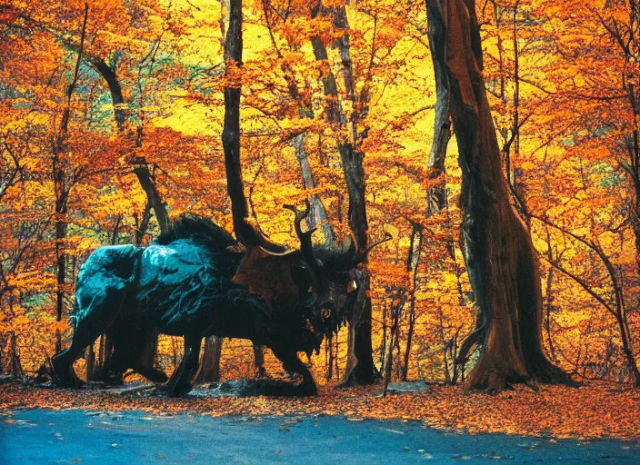 Image similar to photo of the beast with a million eyes, fujifilm velvia 5 0