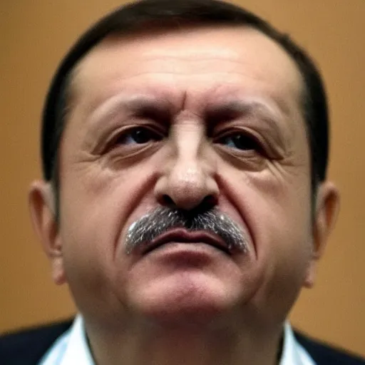 Prompt: an average face of a Turkish president